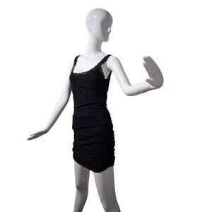 Y2K Vintage Womens Small Moda International Victoria's S Whimsigoth Lace Dress